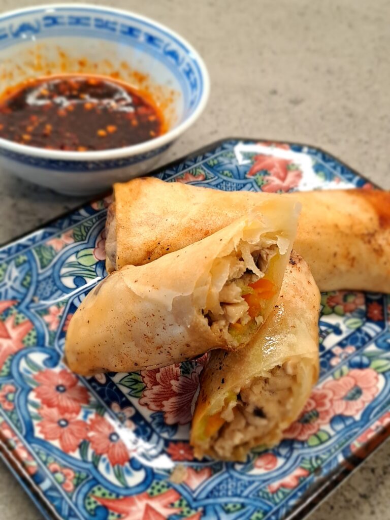 Chicken spring rolls