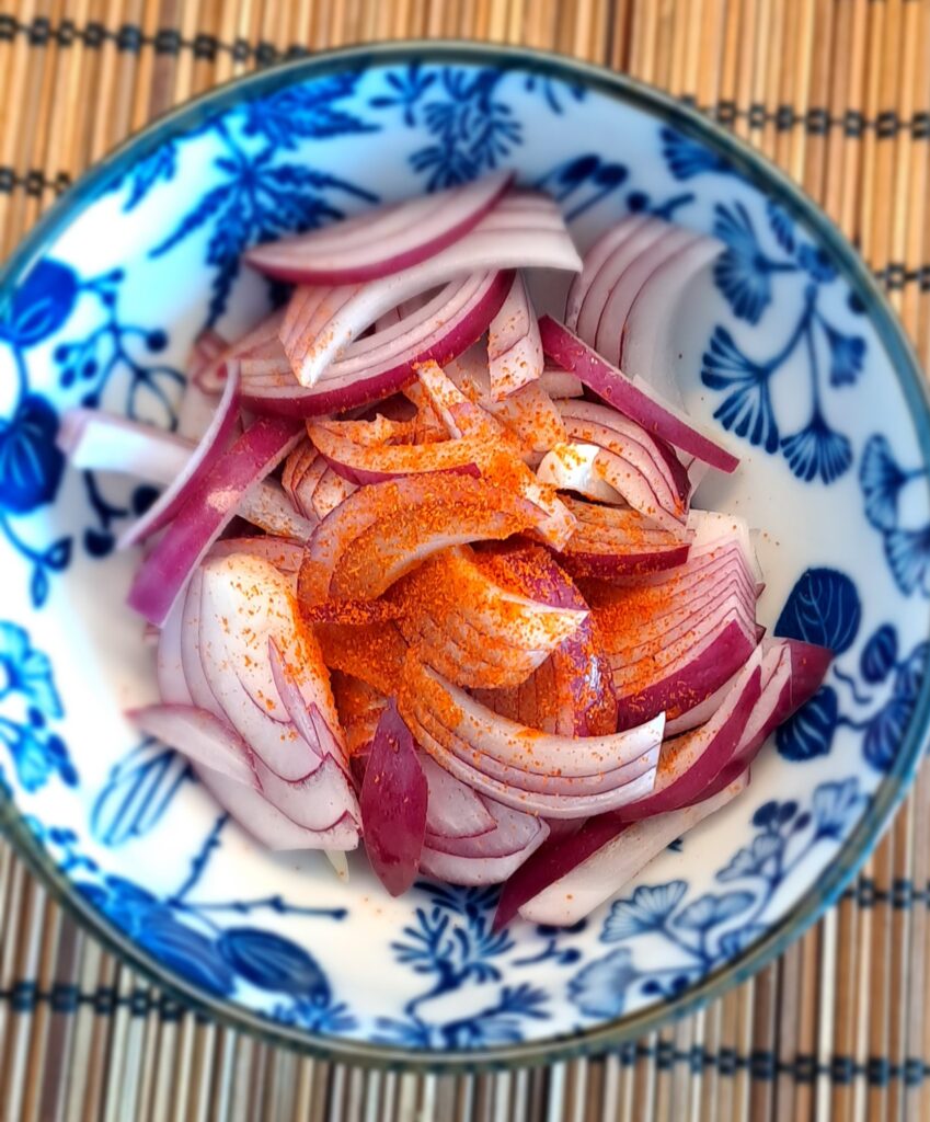 Quick pickled onions