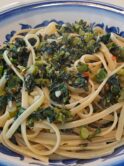 Black kale and broccolini pasta